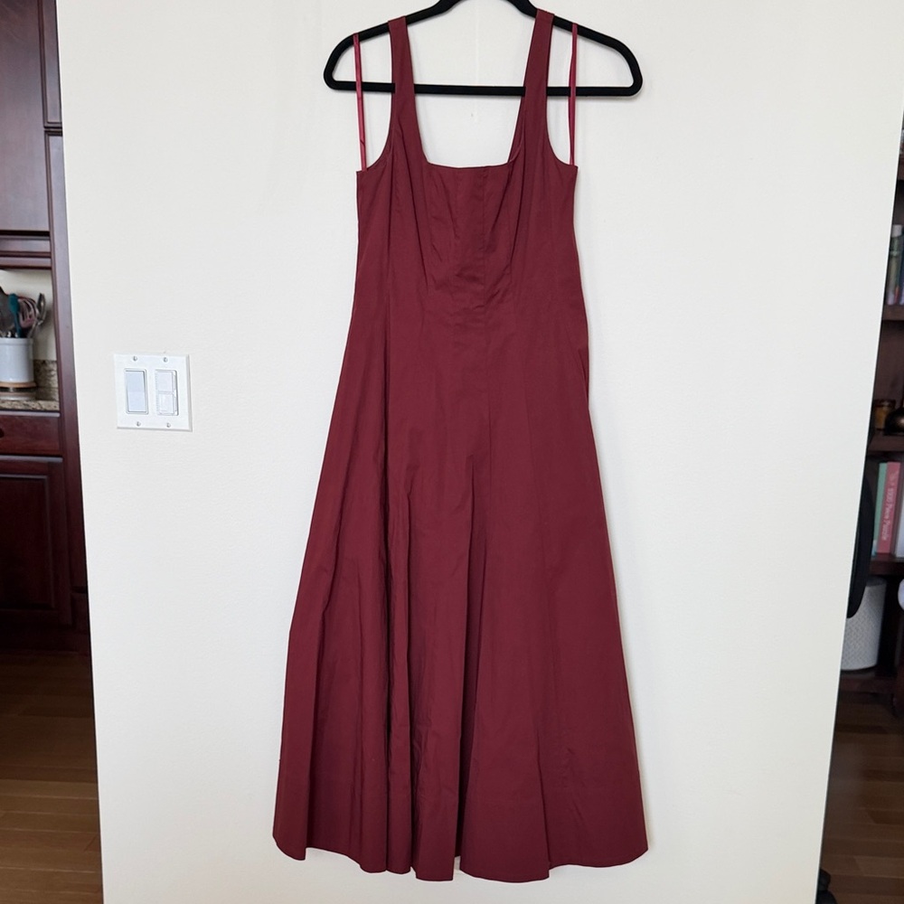 STAUD Wells Midi Dress